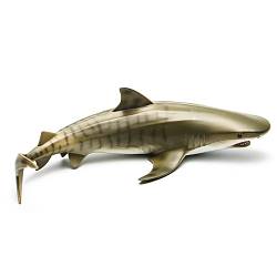 Фигурка - Тигровая акула, размер L (Сollecta, 88661b) - миниатюра